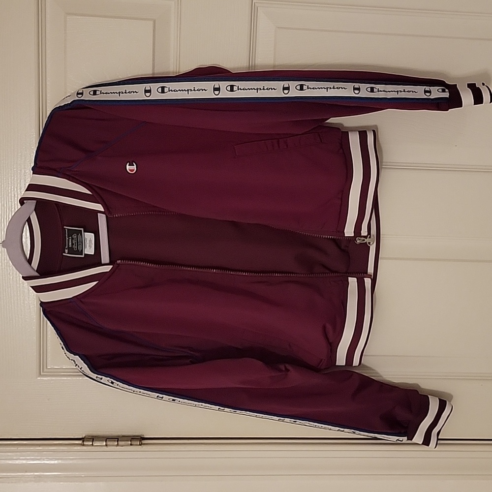 Women's Champion Logo crop track Jacket Size S
